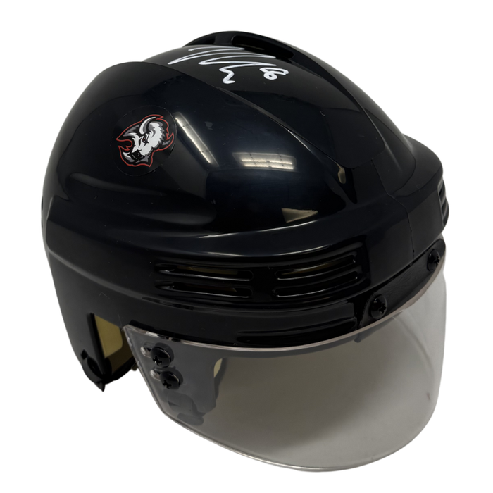 Michael Kesselring Signed Buffalo Sabres Black Hockey Mini Helmet