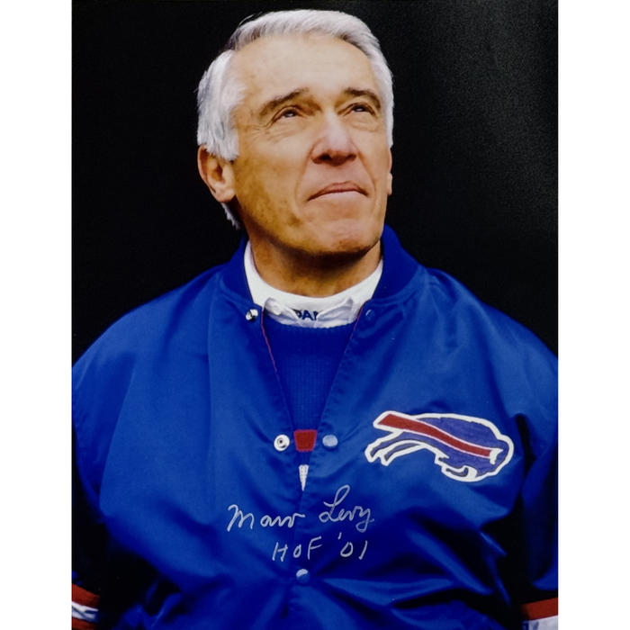 Marv Levy Signed Spotlight 11x14 Photo