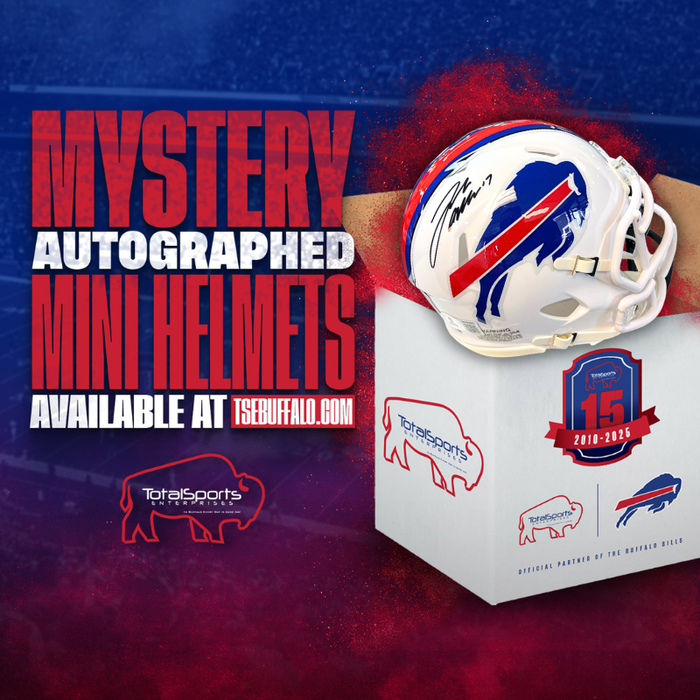 TSE Buffalo Autographed Mystery Mini Helmet