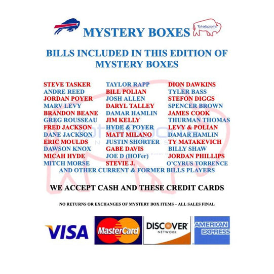 TSE Buffalo Autographed Mystery Football Box PRE-SALE TSE Buffalo 