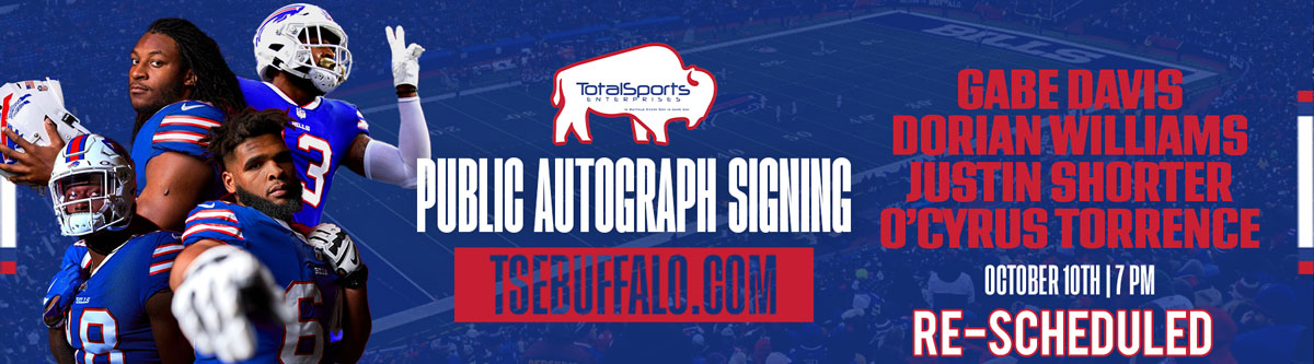 Signed Buffalo Bills Memorabilia — TSE Buffalo
