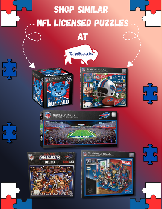 Buffalo Bills Billy Buffalo 100 Piece Puzzle