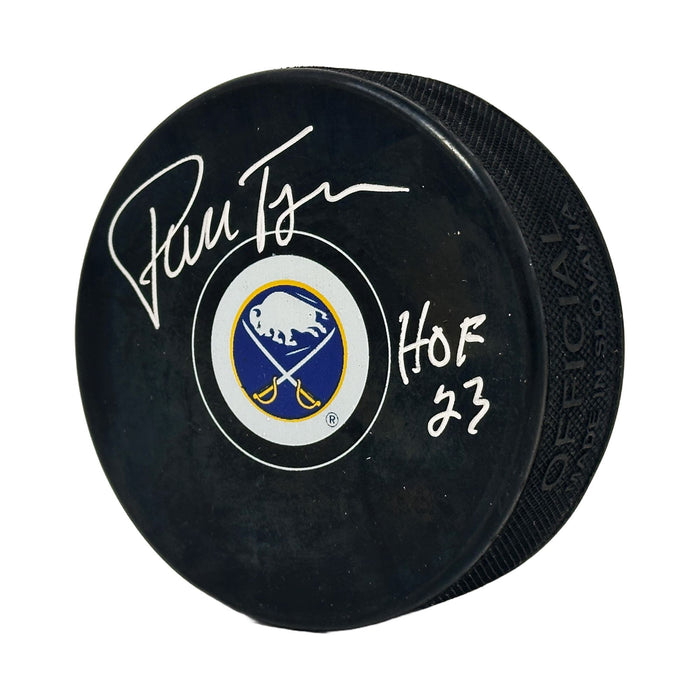 Pierre Turgeon Signed Buffalo Sabres Autograph Puck Signed Hockey Pucks TSE Buffalo 