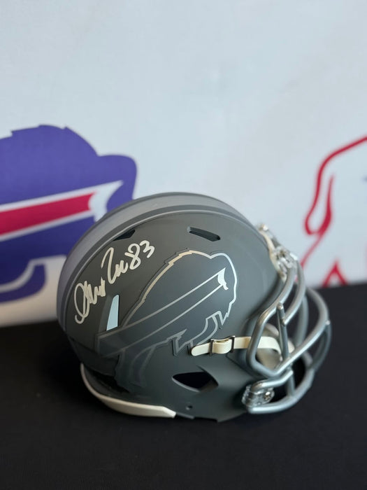 Facebook Auction: Andre Reed Signed Buffalo Bills Slate Speed Mini Helmet