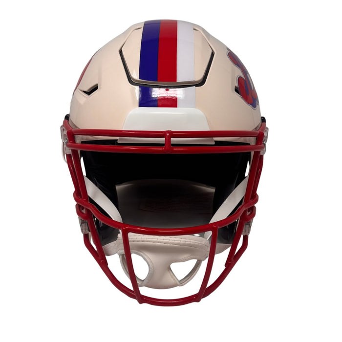 PRE-SALE: Josh Allen Signed Buffalo Bills Full Size RETRO Speed FLEX Authentic Helmet