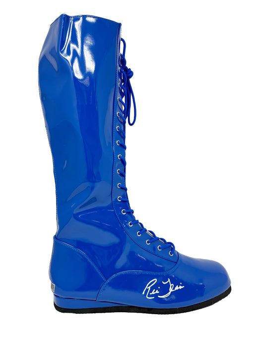 Ric Flair Signed Blue Replica Wrestling Boot Signed Other Items TSE Buffalo 