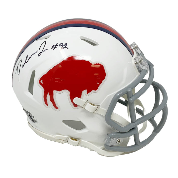 Daquan Jones Signed Buffalo Bills Standing Buffalo Speed Mini Helmet Signed Mini Helmets TSE Buffalo 
