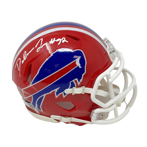 Daquan Jones Signed Buffalo Bills Red TB Speed Mini Helmet Signed Mini Helmets TSE Buffalo 