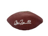 PARTIALLY DEFLATED: Andre Reed Signed Wilson Replica Football (Partially Deflated) CLEARANCE TSE Buffalo 