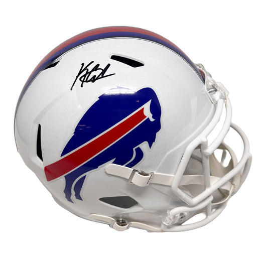 Keon Coleman Signed Buffalo Bills Full Size 2021 Speed Replica Helmet Signed Full Size Helmets TSE Buffalo 
