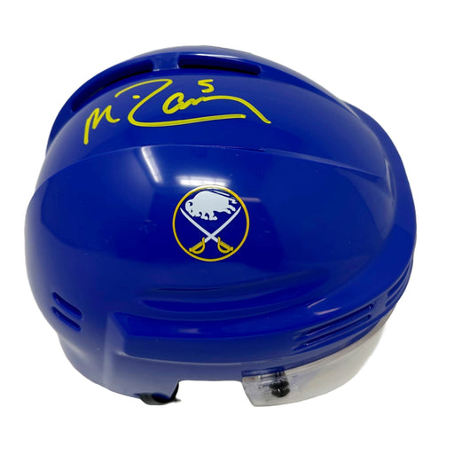 Mike Ramsey Signed Sabres Blue Mini Helmet Signed Hockey Mini Helmet TSE Buffalo 