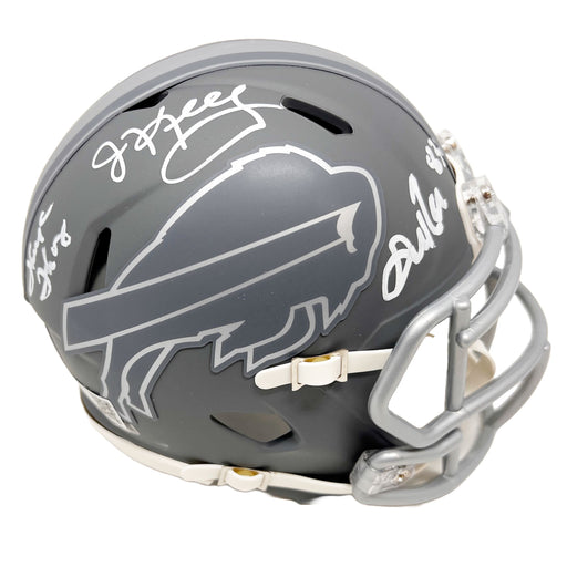 Triplet Signed Buffalo Bills Slate Speed Mini Helmet Signed Mini Helmets TSE Buffalo 