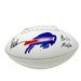 SMUDGED: Keon Coleman Signed White Logo Football with Bills Mafia (Smudged) CLEARANCE TSE Buffalo 