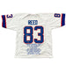 Andre Reed Signed Custom STAT Football Jersey Custom Jerseys TSE Buffalo White Custom STAT Jersey 