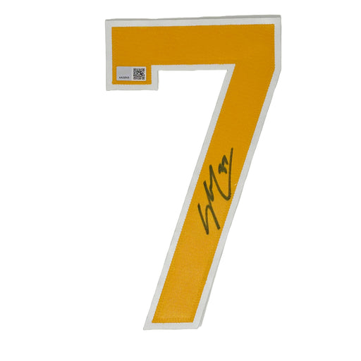 Casey Mittelstadt Signed Yellow Authentic #7 CLEARANCE TSE Buffalo 