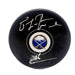 SMUDGED: Pat LaFontaine Signed Buffalo Sabres Logo Autograph Puck (Smudged) CLEARANCE TSE Buffalo 