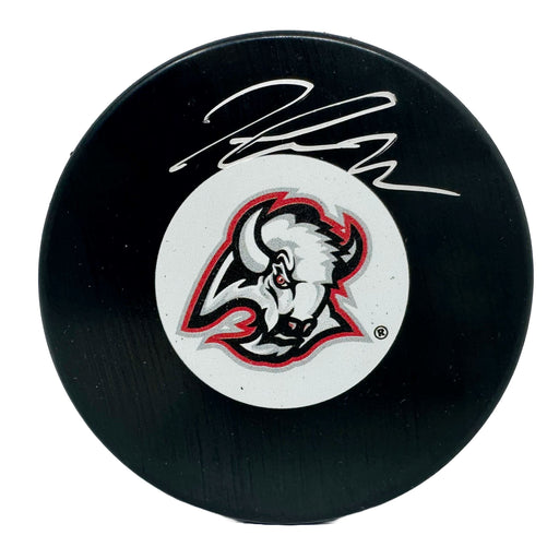 Tage Thompson Signed Buffalo Sabres Goathead Autograph Puck Signed Hockey Pucks TSE Buffalo 
