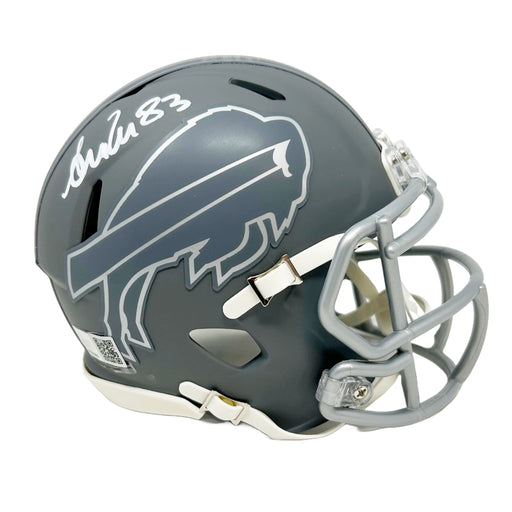 Andre Reed Signed Buffalo Bills Slate Mini Helmet Signed Mini Helmets TSE Buffalo 