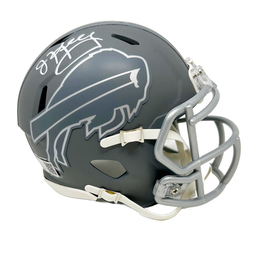 Jim Kelly Signed Buffalo Bills Slate Mini Helmet Signed Mini Helmets TSE Buffalo 