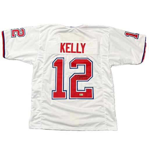 Jim Kelly Signed Custom American Pro Bowl Jersey Custom Jerseys TSE Buffalo 