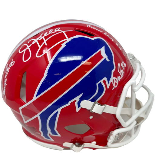 SCRATCHED/SMUDGED: K-GUN Signed Red TB Authentic Full Size Helmet (Scratched/Smudged) Signed Full Size Helmets TSE Buffalo 