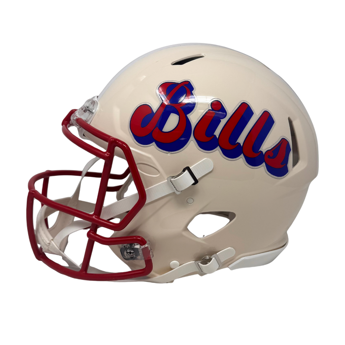 PRE-SALE: DJ Moore Signed Buffalo Bills Full Size RETRO Speed Authentic Helmet