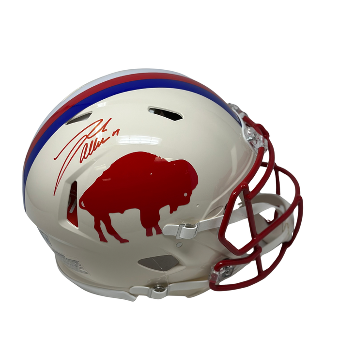 Josh Allen Signed Buffalo Bills Full Size Retro Speed Authentic Helmet