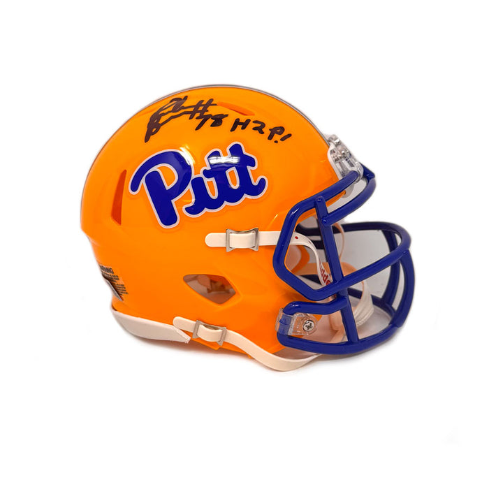 Ruben Brown Signed Pitt Panthers Speed Mini Helmet