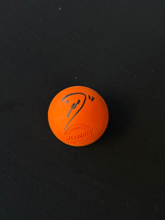Facebook Auction: Dhane Smith Signed Orange Lacrosse Ball