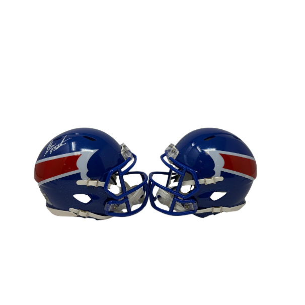 Steve Tasker Signed Buffalo Bills Nickel City Alternate Speed Mini Helmet