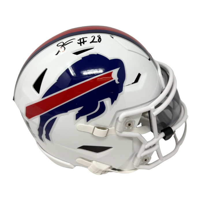 Sam Franklin Jr Signed Buffalo Bills 2021 Speed MIDI Flex Helmet