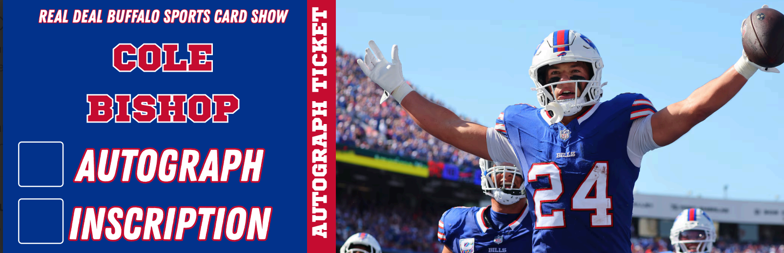 AUTOGRAPH TICKET: Get Your Any Item Signed in Person by Cole Bishop