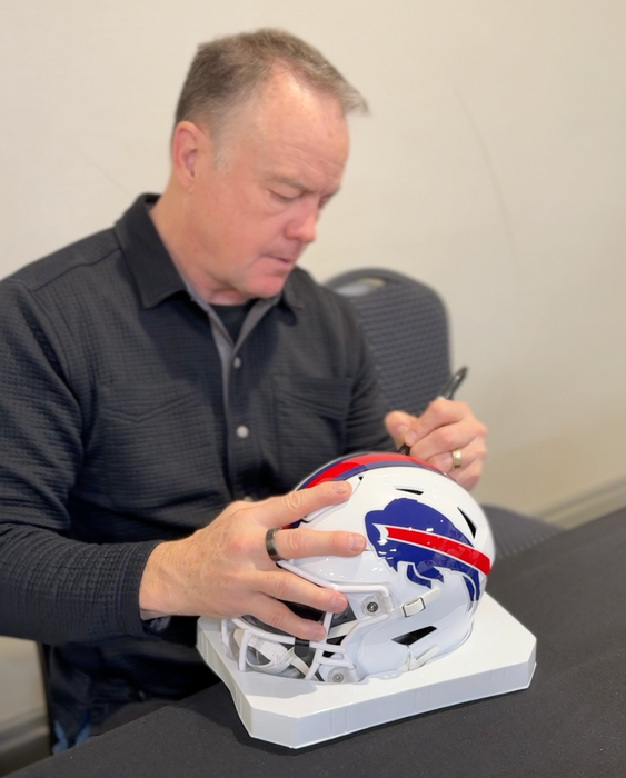 Steve Tasker Signed Buffalo Bills 2021 Speed MIDI Helmet