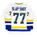 Slap Shot Multi Signed White Chiefs Jersey Signed Hockey Jersey TSE Buffalo 
