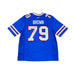 Spencer Brown Signed Buffalo Bills Blue Nike Stitched Jersey with Lets Go Buffalo Signed Jerseys TSE Buffalo 