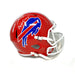 Spencer Brown Signed Buffalo Bills Full Size Red Throwback Speed Replica Helmet with Beer Chug! Signed Full Size Helmets TSE Buffalo 