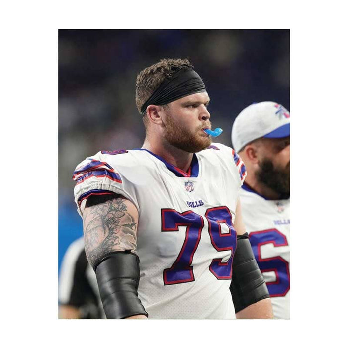 PRE-SALE: Spencer Brown Signed Blue Mouth Piece Photo PRE-SALE TSE Buffalo 