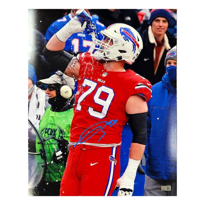 Spencer Brown Signed Chugging Beer Photo Signed Photos TSE Buffalo 