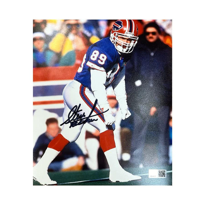 Steve Tasker Signed Ready in Blue Photo Signed Photos TSE Buffalo 