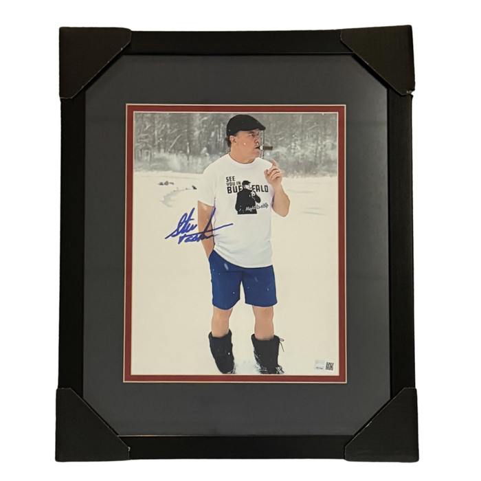 Steve Tasker Signed Iconic 'Might Be Chilly' Cigar 11x14 Photo Professionally Framed