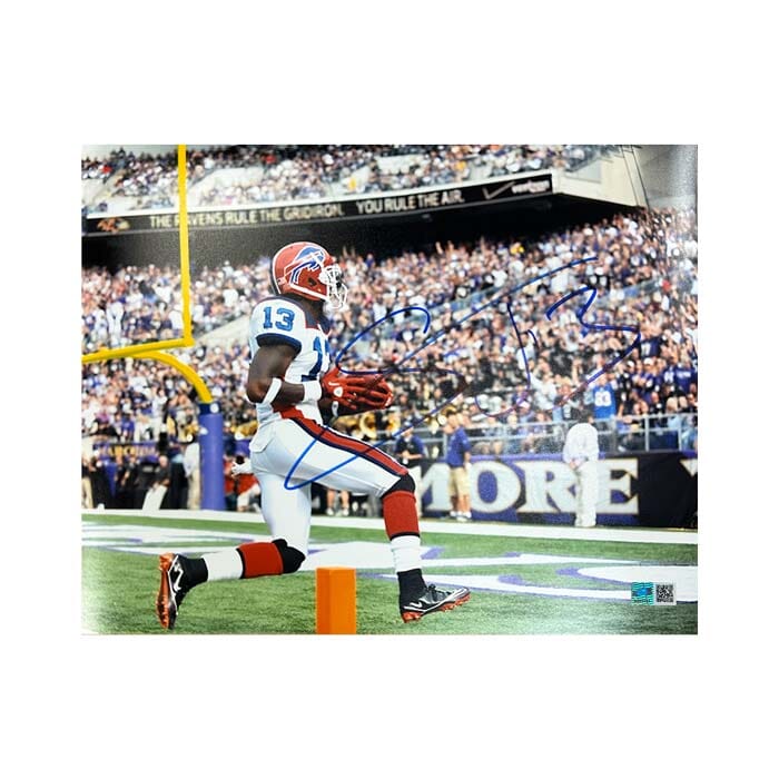 Stevie Johnson Signed Touchdown Catch vs Ravens Photo Signed Photos TSE Buffalo 