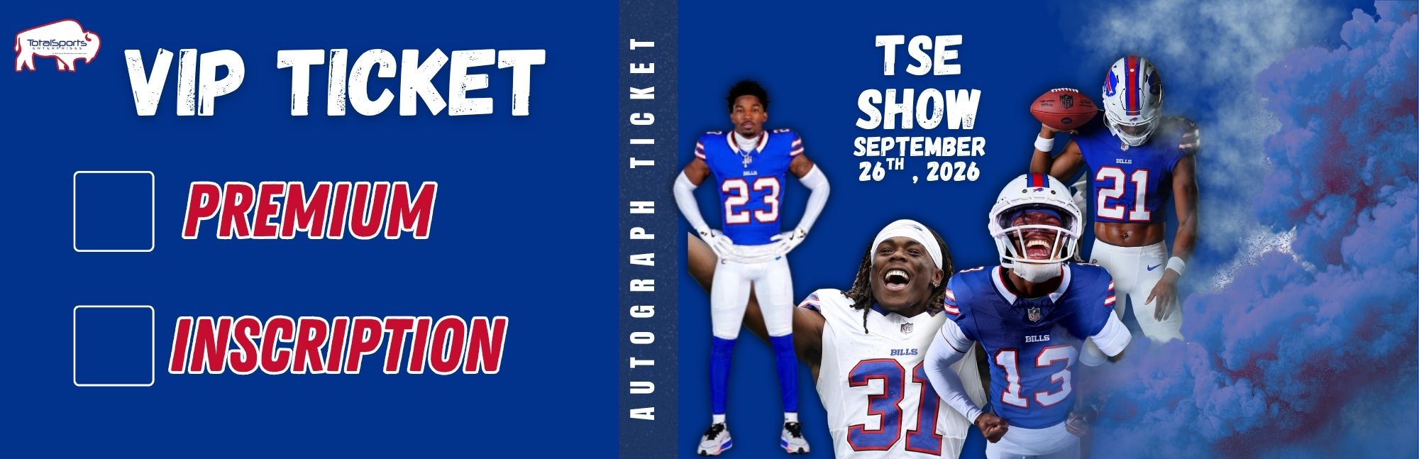 VIP AUTOGRAPH TICKET: Get Your Premium Item Signed in Person by (Alford, Bell, Igbinosun and Hairston)
