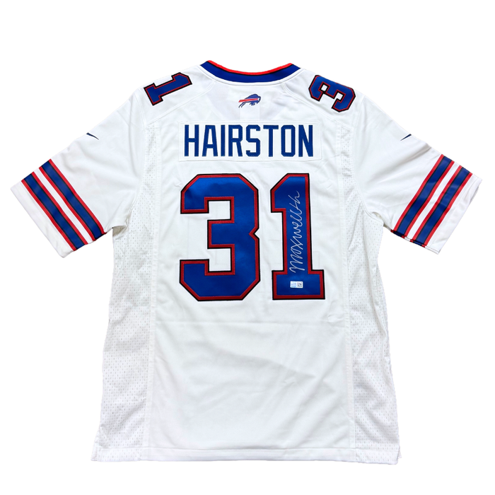 Maxwell Hairston Signed Buffalo Bills Nike Authentic White Stitched Jersey