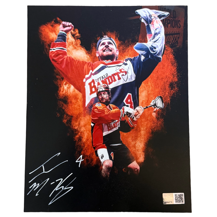 Ian MacKay Signed Color Burst Collage Photo
