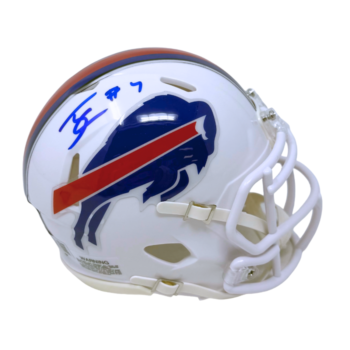 James Cook Signed Buffalo Bills 2021 Speed Mini Helmet