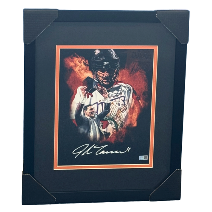 John Tavares Signed Colorburst Collage 11x14 Professionally Framed Photo