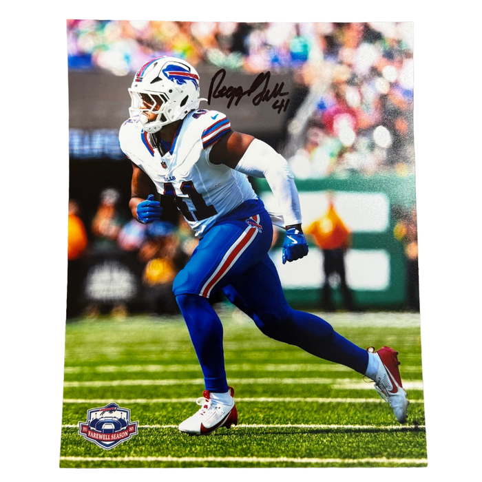 Reggie Gilliam Signed Running in White Photo