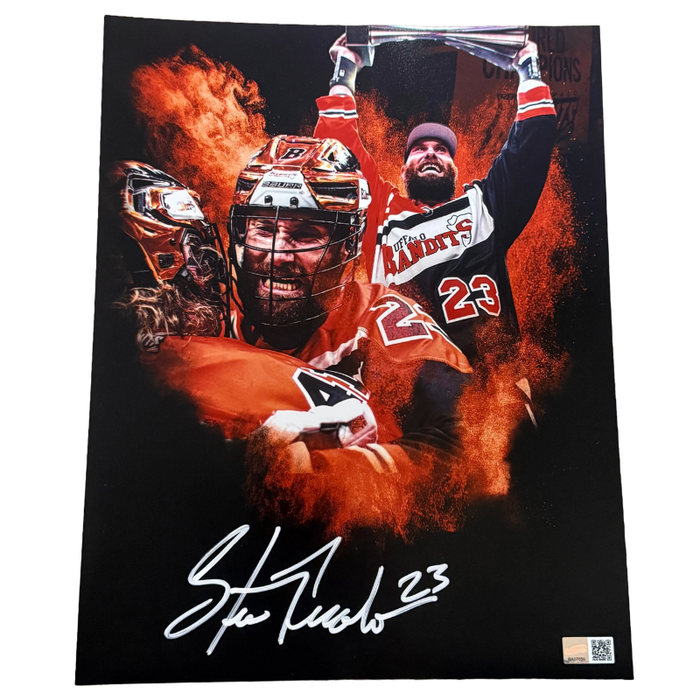 Steve Priolo Signed Color Burst Collage Photo