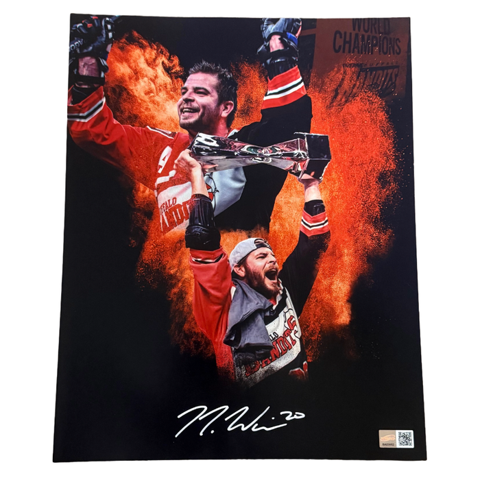 Nick Weiss Signed Color Burst Collage Photo