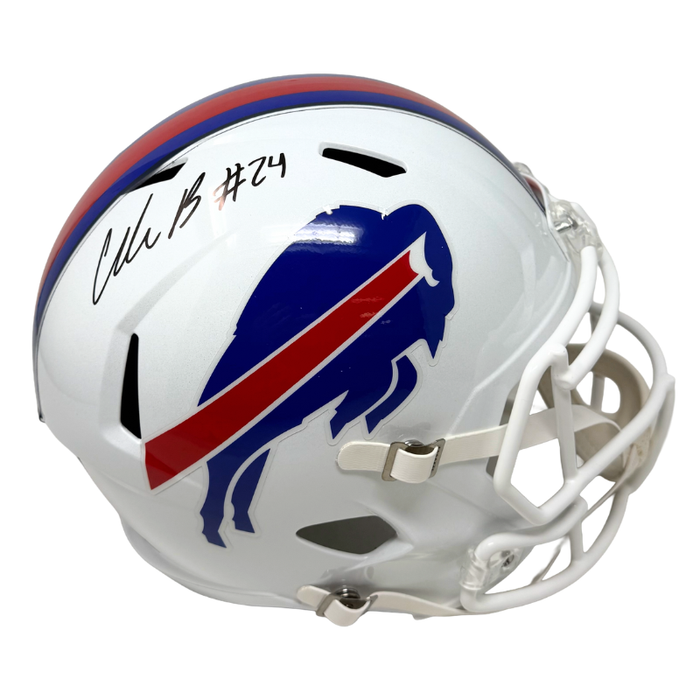 Cole Bishop Signed Buffalo Bills Full Size 2021 Speed Replica Helmet